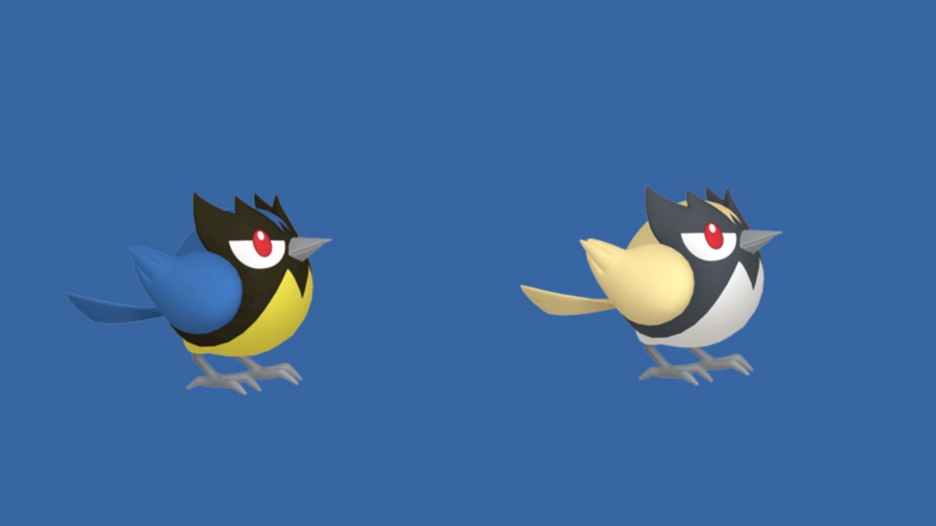 Rookidee and its Shiny form in Pokemon GO (Image via TPC)